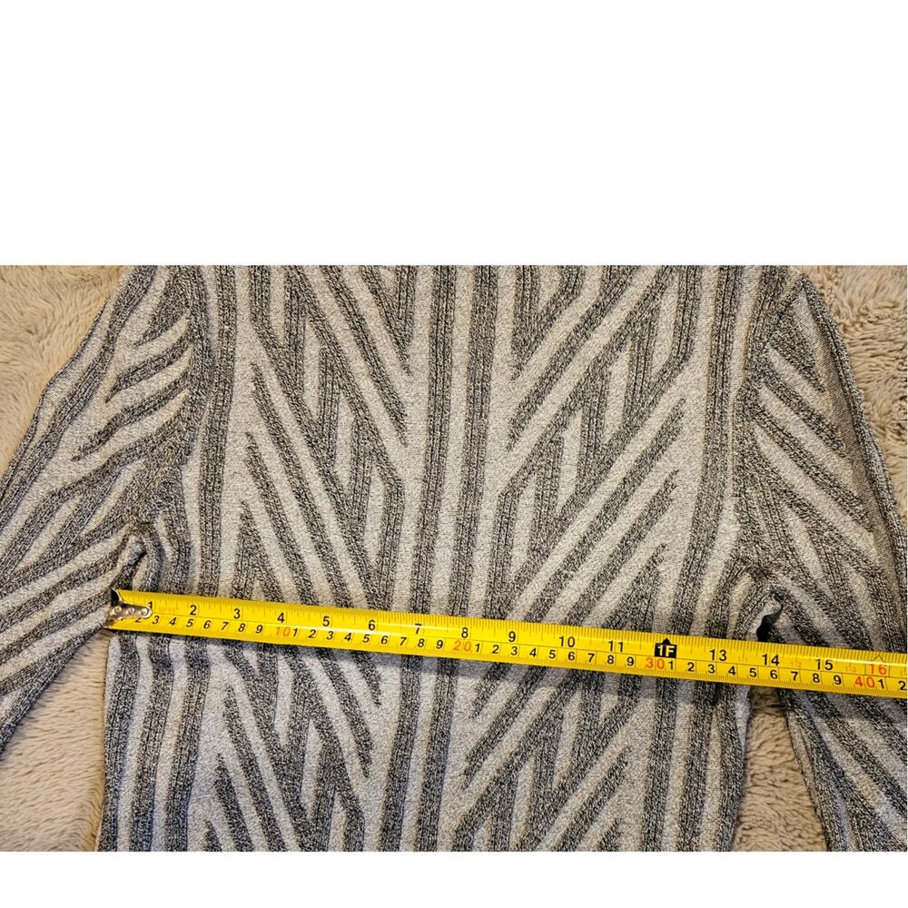 Truth by Republic Sweater, Retro, Indie, Geometrical, Gray, New, Womens Sz S/P - Picture 5 of 8